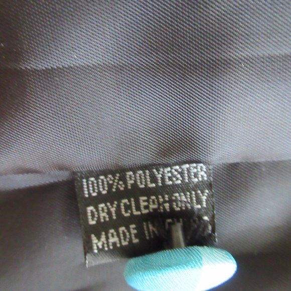 Vesuvio Napoli Men's Plaid Design Dress Vest Size Small Black, Turquoise, White - Picture 11 of 11